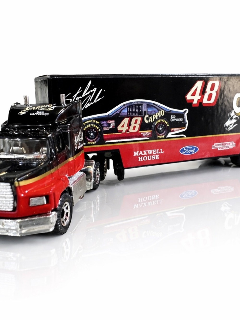 Matchbox Super Star Transporters 1993 Cappio Racing #48 NASCAR Hauler